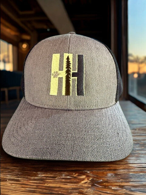 Huck Harbor Low-Profile Trucker Hat (Melange & Graphite)
